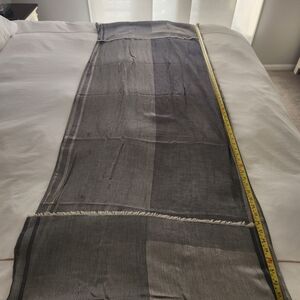 Brooks Brothers Black and Gray Men's Scarf